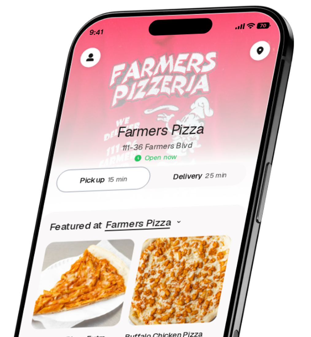 Farmers Pizza app preview