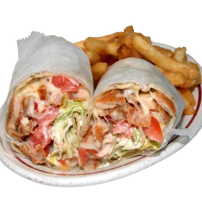 Crispy Chicken Wrap.