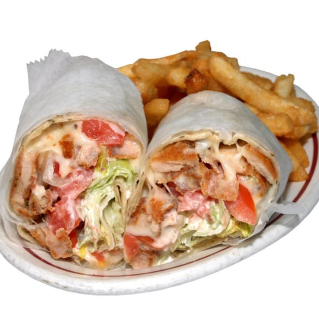 Crispy Chicken Wrap.
